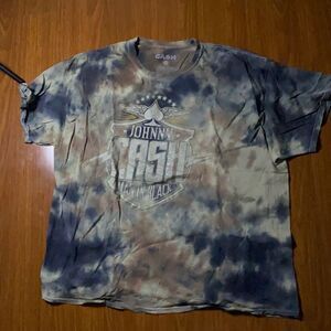 Johnny cash, tie dye, 3xl, t shirt